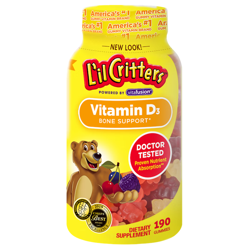 小熊糖L’ilCritters丽贵儿童营养维生素D3促进骨骼生长水果味软糖价格走势及好评|手机婴幼儿维生素矿物质价格波动网