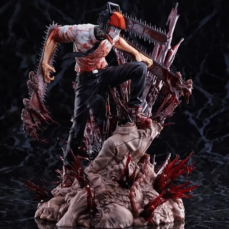 好沐音(haomuyin)yearo toy电锯人链锯恶魔电次gk雕像动漫淀治模型