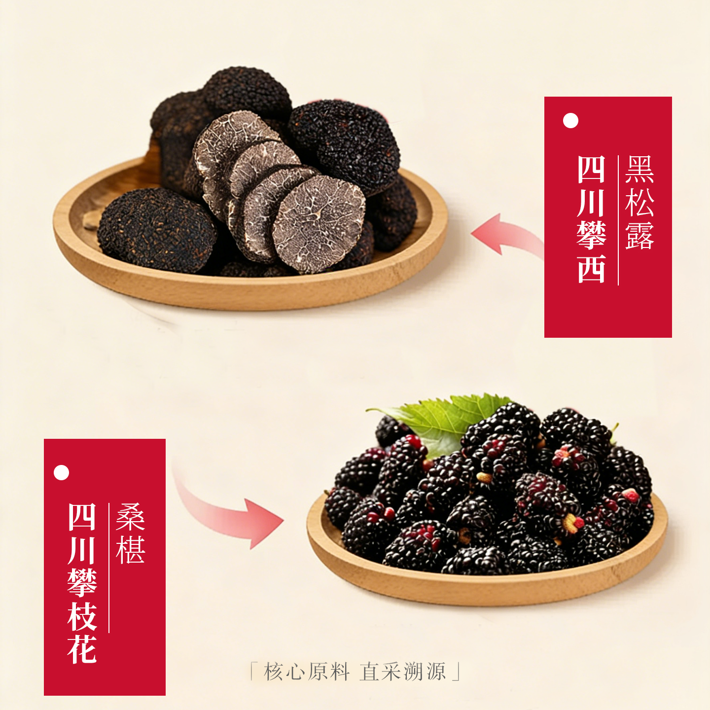 润福百世非遗膏滋五黑桑椹膏古方熬制养生膏中老年膏方桑葚膏祛湿化积 五黑膏 300g*6瓶 浓缩萃取