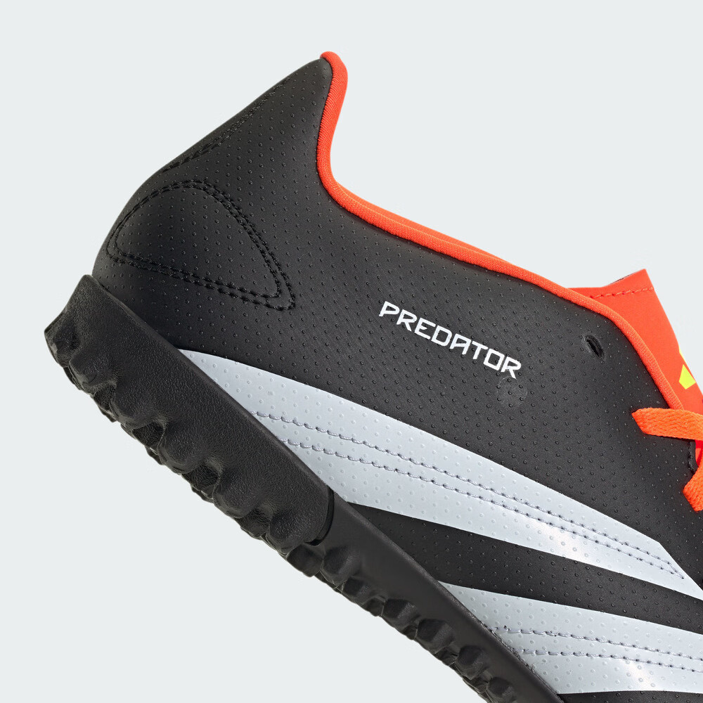 adidas PREDATOR CLUB TF人造草地/室外硬地碎钉足球鞋阿迪达斯 黑色/白色/橙色 (推荐选大半码) 42.5