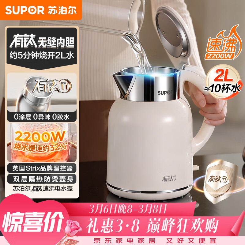 �ղ�����SUPOR��2L������ ���ö๦�ܵ���ˮ����ˮ����ˮ����ˮ����ˮ�� 2200W�ٷ� �����ڵ� һ������ SW-20T03S