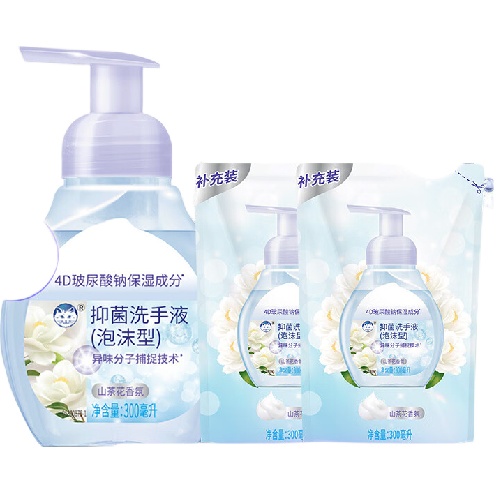 ��è ��ĭϴ��Һ 900ml ��Ȼ�ɷ� ��ͯ��Ͱװ  12.9Ԫ