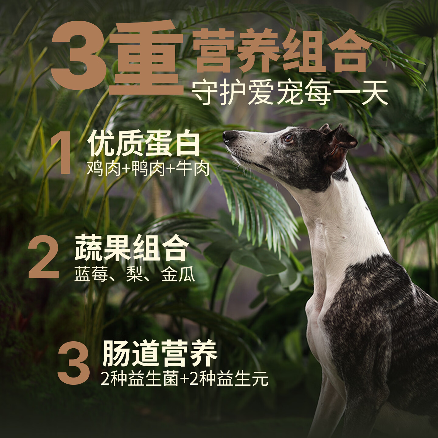 畅享优品(Cheer Share)K系列犬粮无谷高肉冻干狗粮1.5kg低敏成犬幼犬泪痕管理金毛泰迪 1.5kg