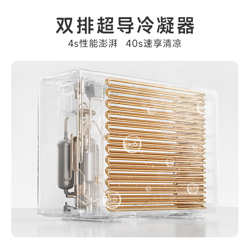 华凌空调 省电神机2匹一级能效 外机双排纯铜管变频挂机以旧换新补贴KFR-50GW/N8HA1Ⅲ
