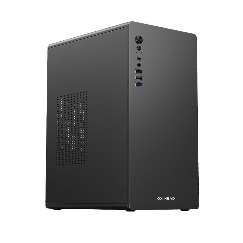 五色鱼台式机电脑主机办公家用迷你台式电脑整机（AMD-A8四核 256G WiFi无线上网 ）