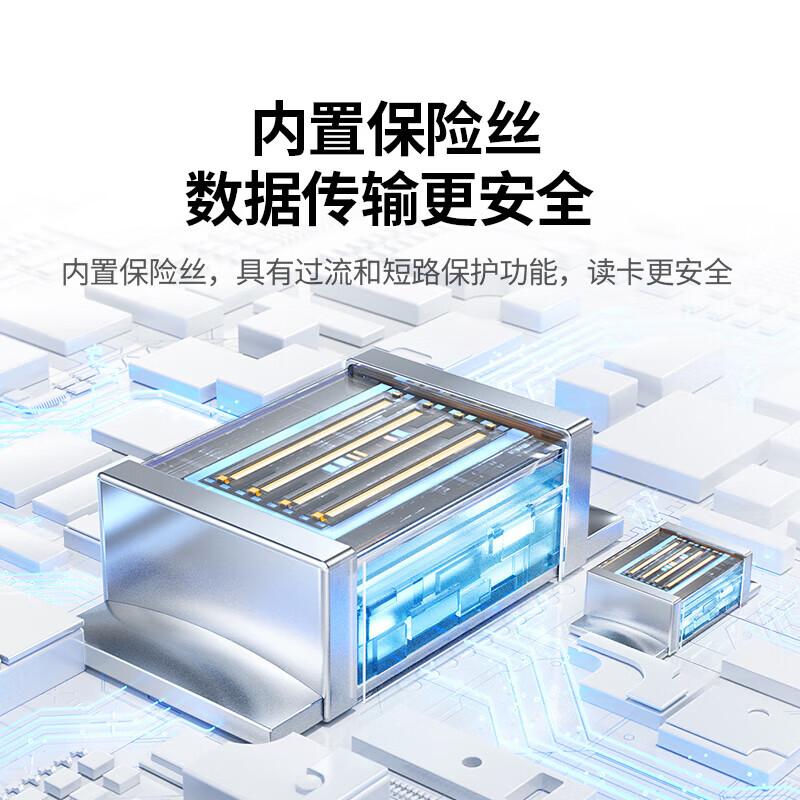 绿联多合一读卡器 USB3.2接口读卡器 高速支持CFA/B/SD/TF/CF型相机行车记录仪监控内存卡手机存储卡 顺丰丨3.2接口【四卡合一】1000MB/s丨供电 【USB-A+C双接口丨铝合金材质】