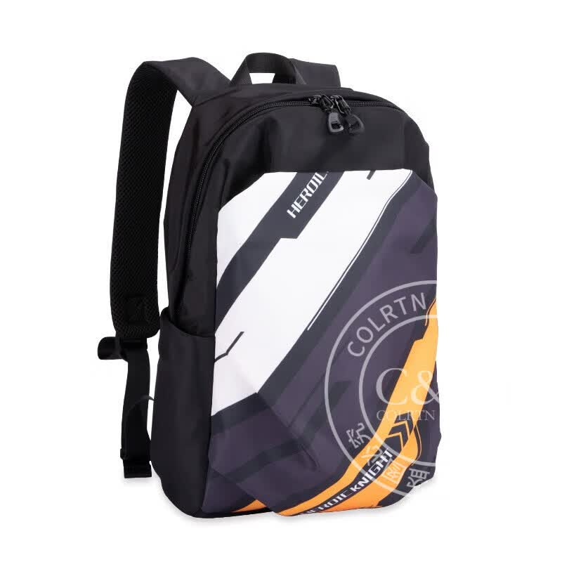 Colrtn Kwecr男士新款双肩包时尚潮流轻便书包简约休闲旅行小背包男包 CK炫酷黑35*22*12（13英寸）