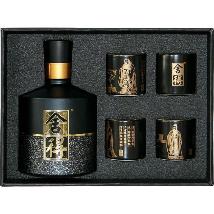 沱牌舍得舍得舍我其谁礼盒浓香型白酒 52度 100mL 1瓶 单盒装 52度 100mL 1瓶 单盒装