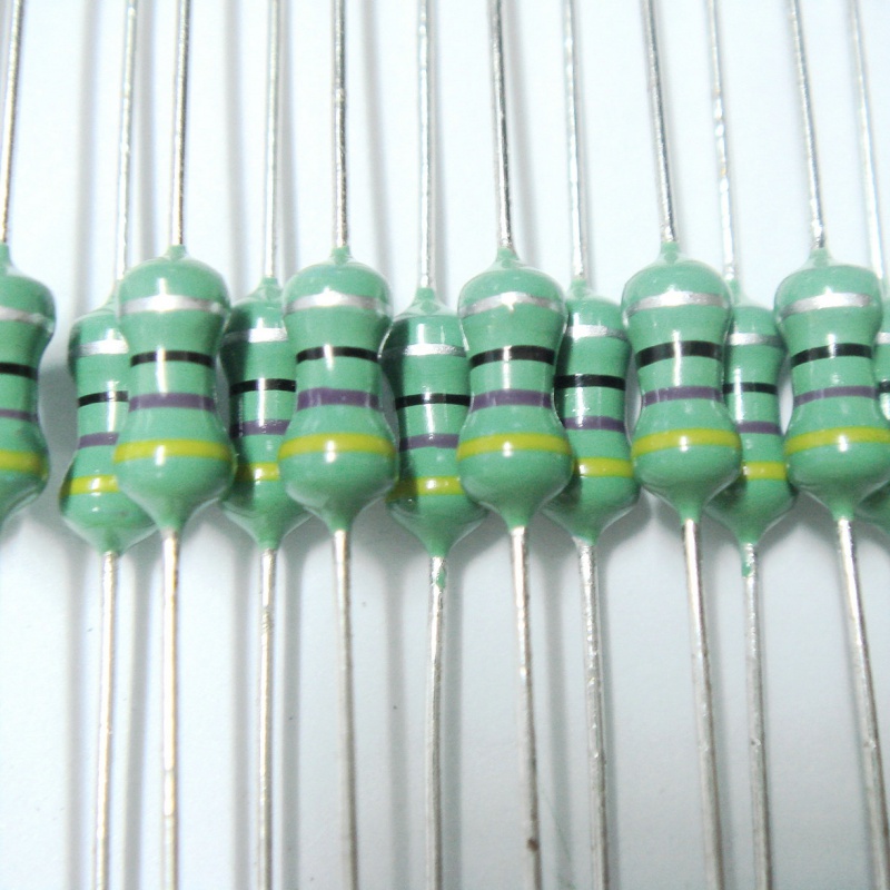 高科美芯 色环电感0410 820uh 直插 100个