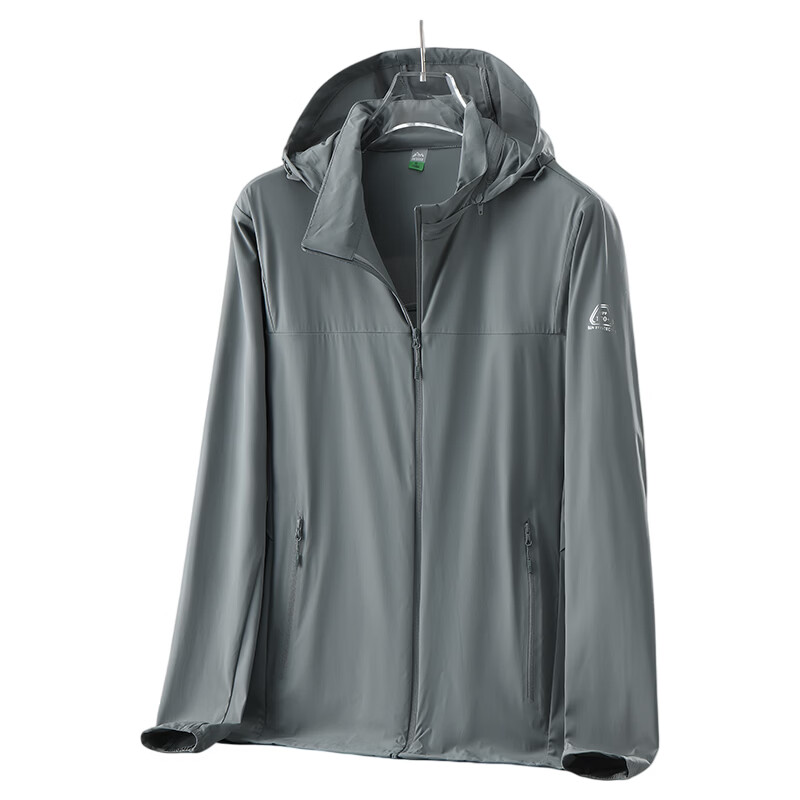 凡客诚品（VANCL）官方店防晒衣男女同款2026新款春夏季户外运动休闲遮阳外套 碳灰 L