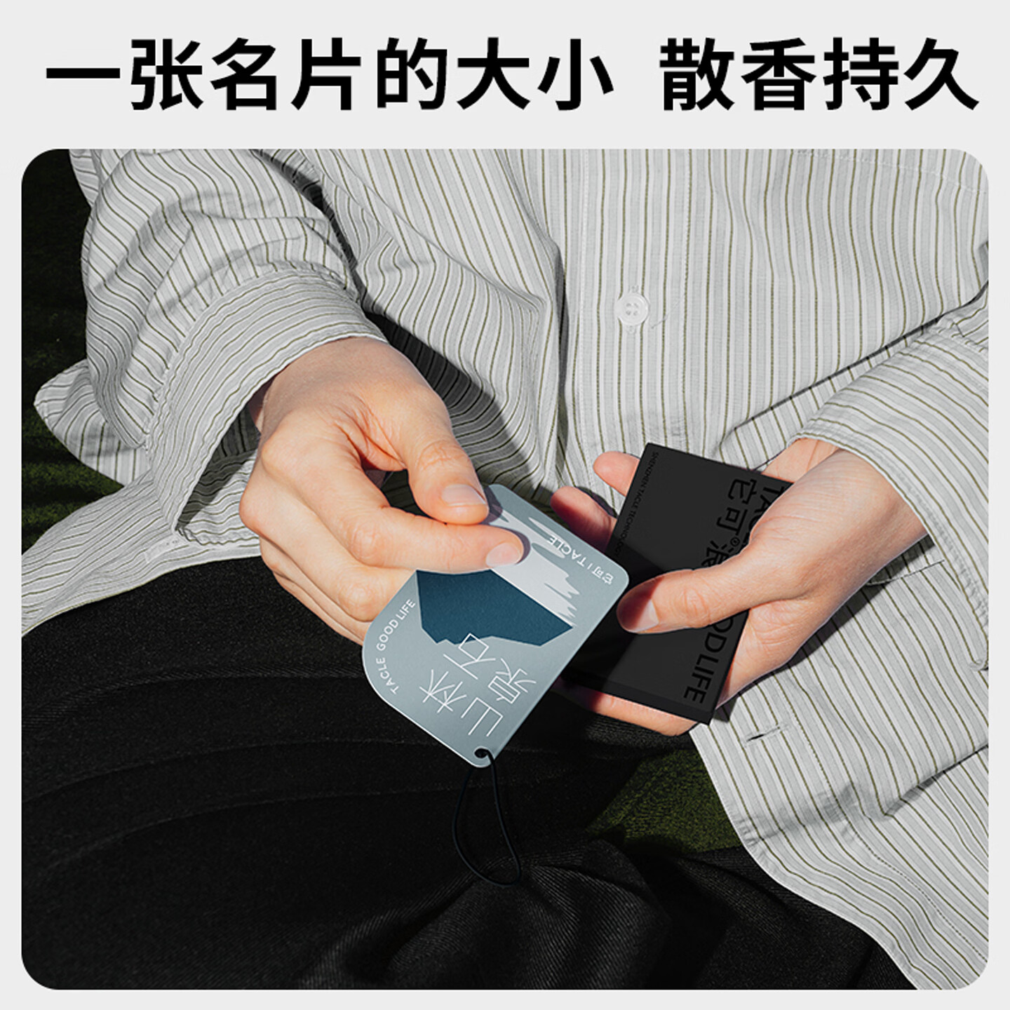 TACLE它可车载香片持久留香车载香薰片汽车香片挂件车内挂饰衣柜香氛片 男士推荐香4片