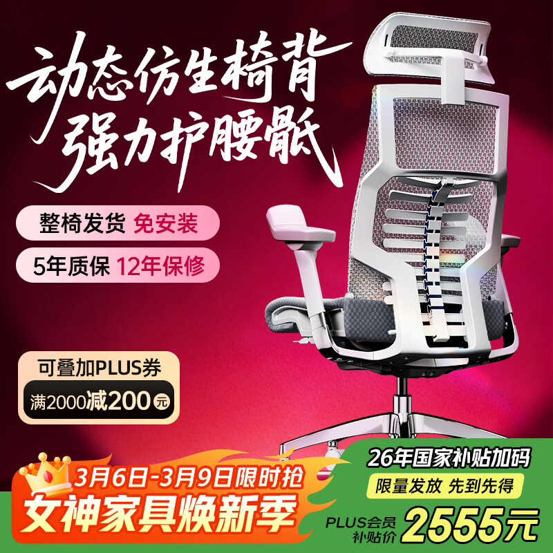 Ergonor����Pofit 2 ���幤ѧ�ΰ칫���ӵ����ε羺�� ����(�Ƹ�����)