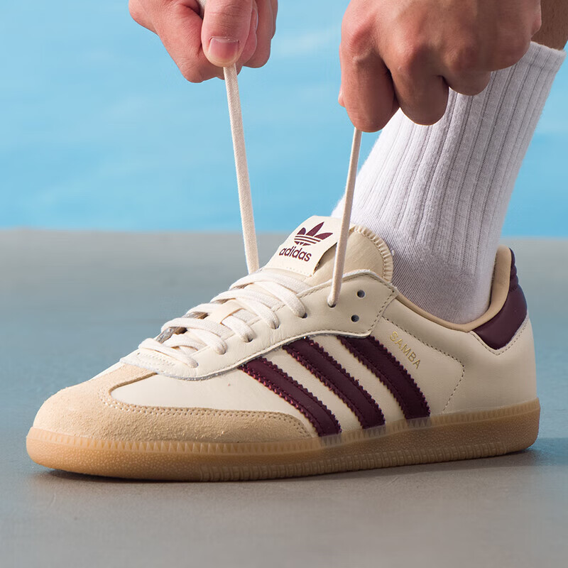 阿迪达斯（adidas）三叶草儿童SAMBA OG 2025运动休闲鞋 JS3830 38