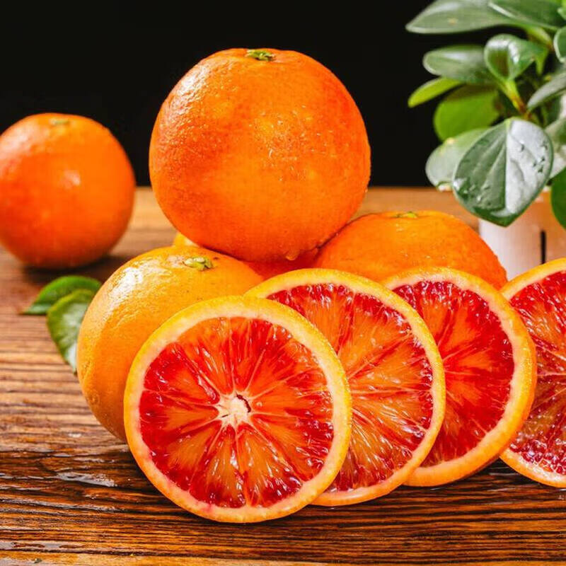 京农超现摘果冻血橙甜橙子当季新鲜孕妇水果红橙子塔罗科血橙橘桔子整箱 精品装5斤净重4.5斤【大果65-70mm】
