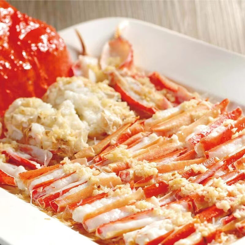 新鲜俄罗斯松叶蟹3斤长脚蟹板蟹雪蟹大帝王蟹活冷冻大面包蟹海鲜 老虎蟹【60-100g/只】*4只