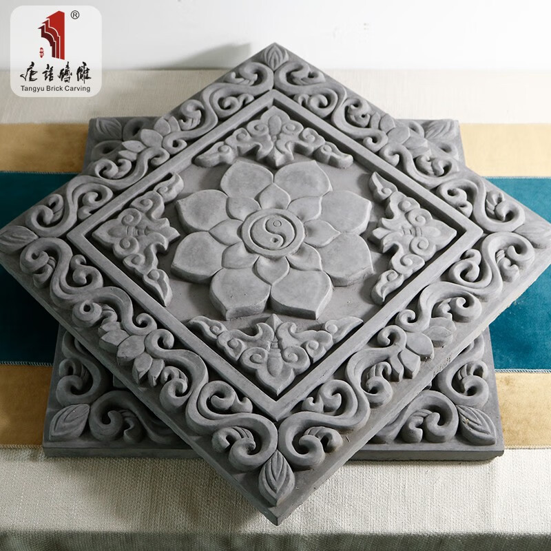 唐语砖雕 仿古砖农村青砖室外防滑地砖中式古建庭院墙面铺装露台仿石