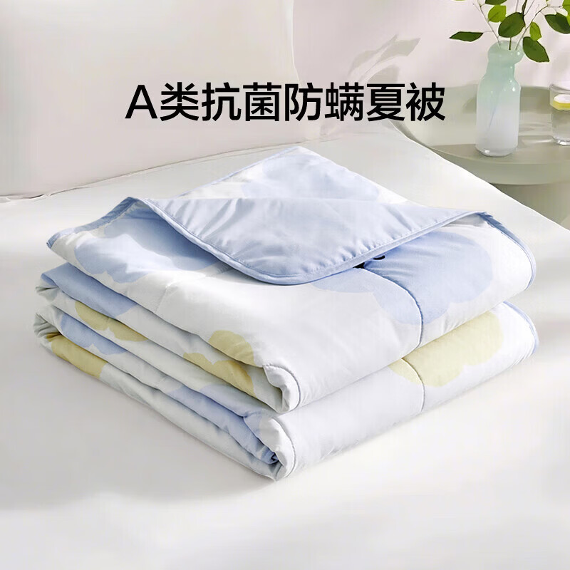 LOVO罗莱家纺 A类抗菌夏被 可机洗七星超柔空调被子被芯学生单双人 【七星超柔】A类抗菌可机洗夏被-糯糯熊宝 150*215cm【适合0.9m/1.2m单人床】