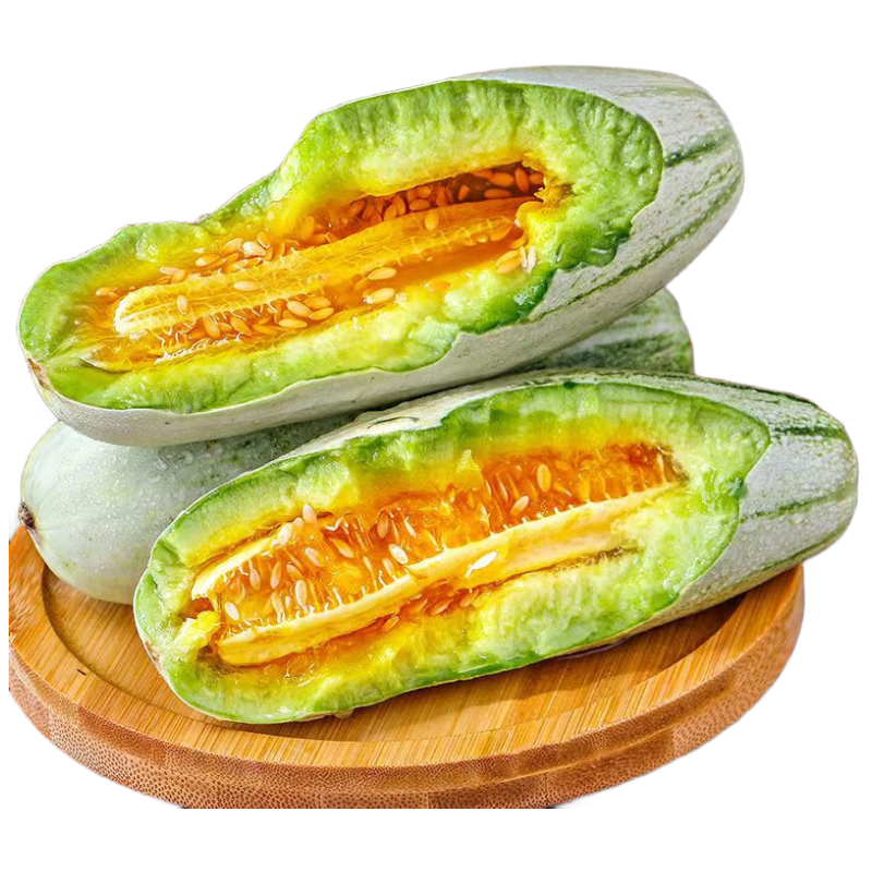 京觅 山东 博洋9号甜瓜 净重4.5斤 单果300g+ 博洋甜瓜 源头直发包邮