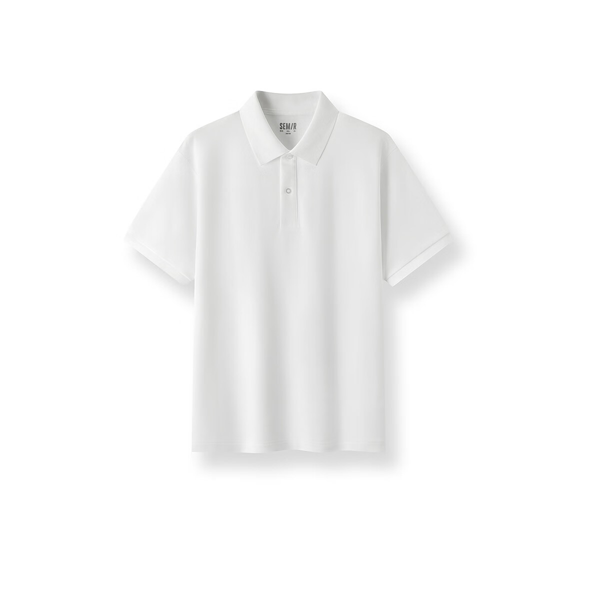 森马(Semir)POLO衫男夏季经典翻领针织衫2026新款吸湿速干上衣 本白10102 L