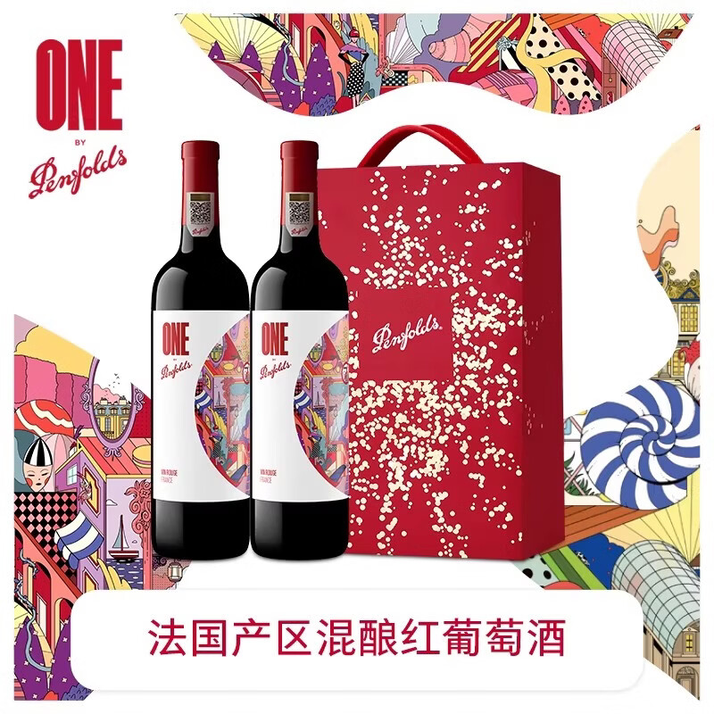 ������Penfolds����� ����һ�ŷ����ɺ����ѾƱ������750ml��Ʒ�л���һ��ʮ ˫֧װ 308Ԫ