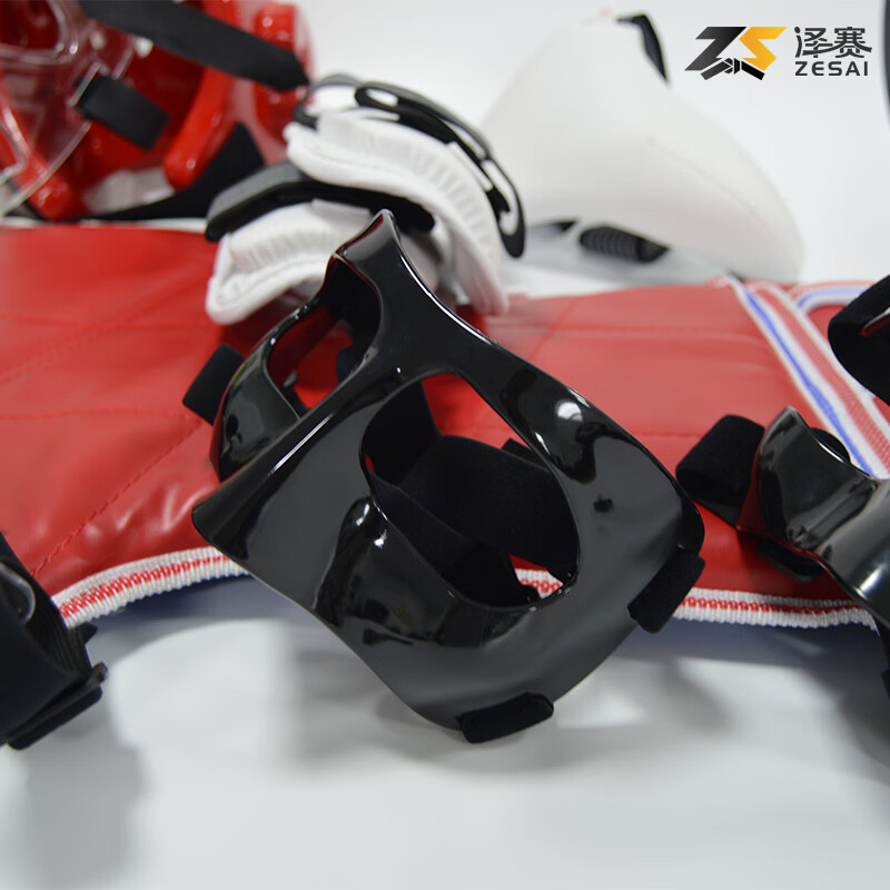 泽赛篮球面罩护鼻面部运动护具 吸汗贴 松紧带 适用对抗运动保护护具 通用款均码儿童成人款篮球护具头戴式装备保护鼻子面部 黑色儿童篮球面罩成人防护面具通用款头戴式篮球面罩