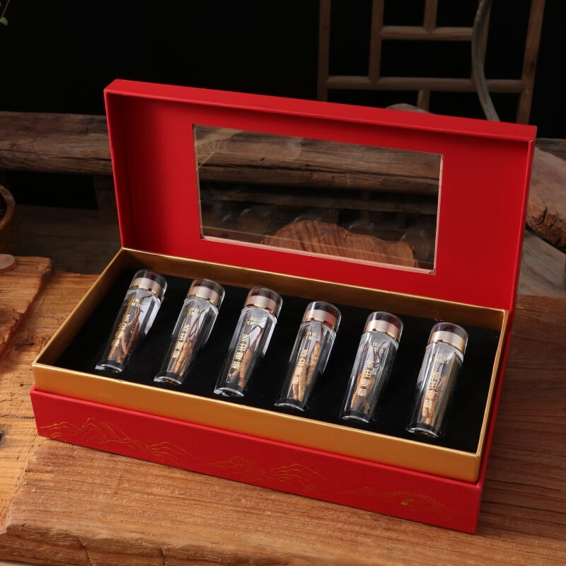 片仔癀冬虫夏草礼盒装日常滋补性价比之选5根/g送礼自用即食家庭滋补 5000/6g/礼盒