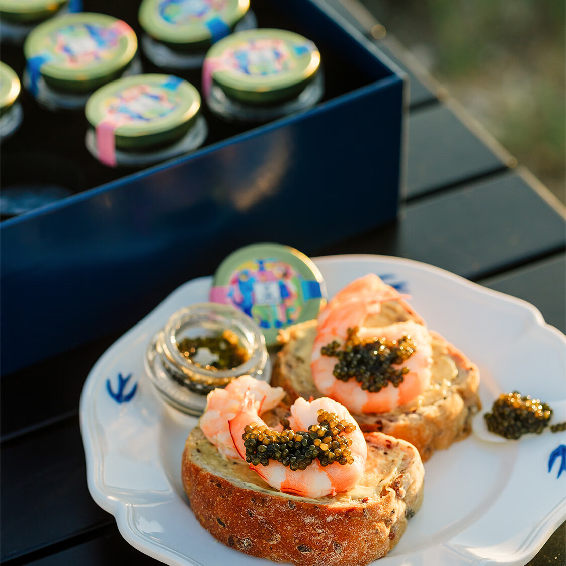 卡露伽 儿童鱼子酱 戛纳晚宴同款 即食寿司鲟鱼籽酱caviar12g水产海鲜 12g*3罐礼盒款