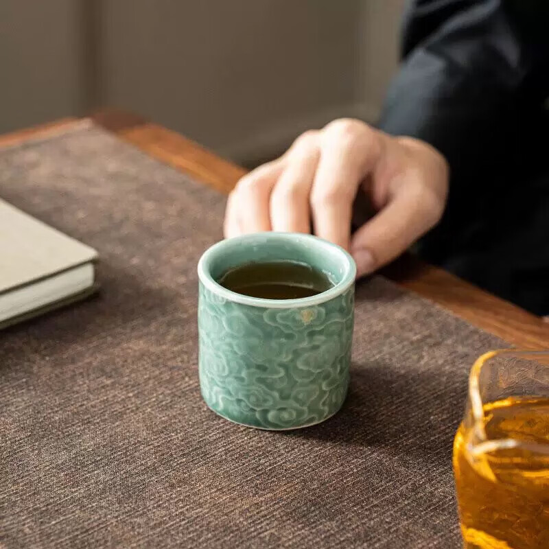 佰儒中式青瓷主人杯个人杯