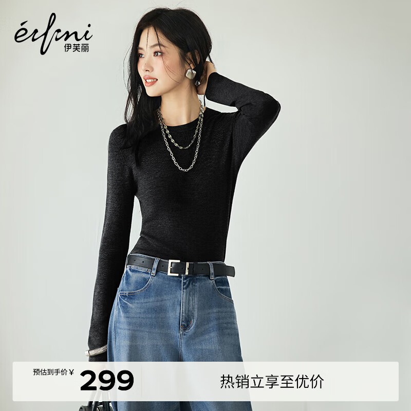 ��ܽ����eifini���������Բ��100%�ɻ�ϴ��ë�����Ůװ������װ�¿� ��ɫ Բ�� M 105-115��