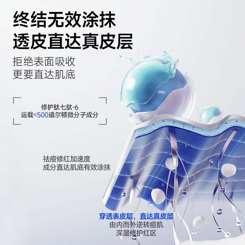 优理氏寡肽冻干粉多效舒缓痘痘肌淡化痘坑痘印精华液收缩毛孔护肤品套盒 【试用】寡肽冻干粉套组5对