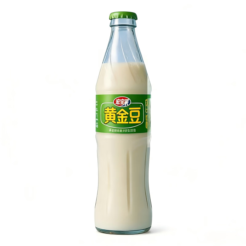 宏宝莱花生露300ml早餐花生奶植物蛋白营养饮料8090后怀旧饮品 黄金豆255ml*12瓶【豆奶】