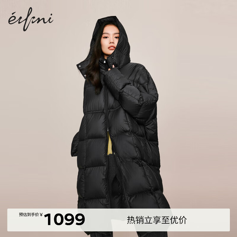 ��ܽ����eifini��������԰�ɫ��ñֱ���г��ů�ᱡ���޷�Ů��װ�¿�������� ��ɫ L 150-165�� 699.5Ԫ