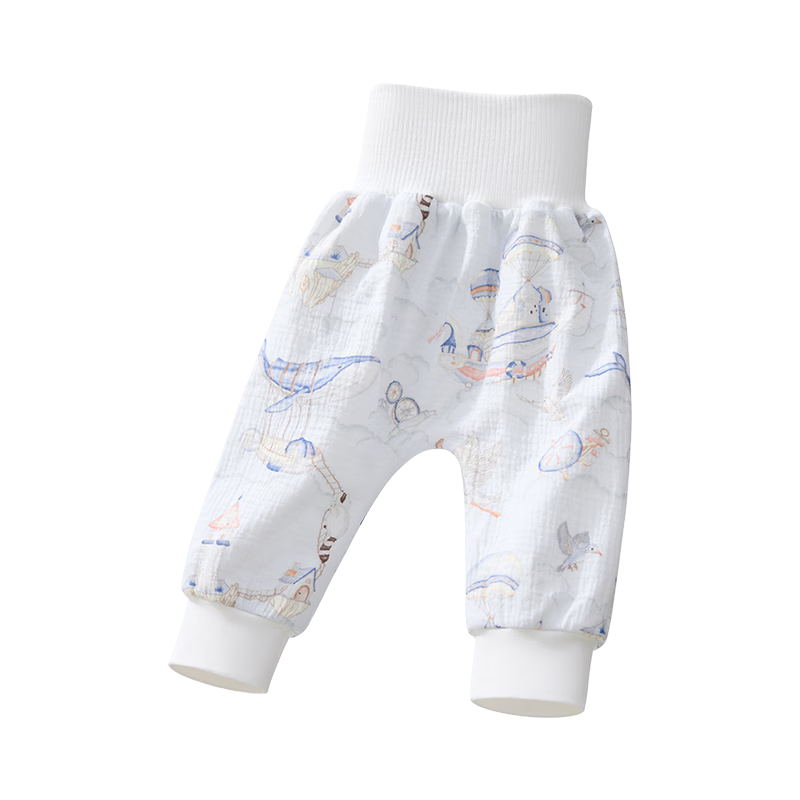 贝肽斯儿童隔尿裤男女宝宝隔尿裙婴儿戒尿不湿训练裤宝宝隔尿神器 天空M