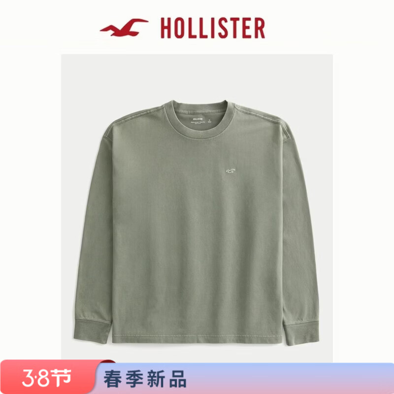 HOLLISTERС��Ÿͼ�������ذ����䳤��T��26���¿���װ324-6493 ��ɫ L (180/108A)