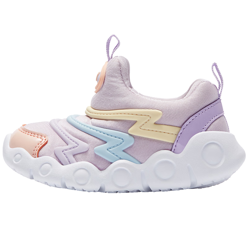 361°童鞋 兒童學步鞋夏季男女童軟彈毛毛蟲鞋運動寶寶鞋粉24