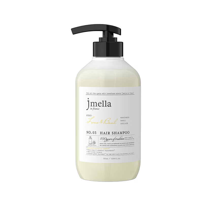JMELLA韩国进口纪梅拉香氛洗发水洗护套装护发素沐浴露身体乳500ml NO.3青涩初恋 500ml*1瓶 洗发水