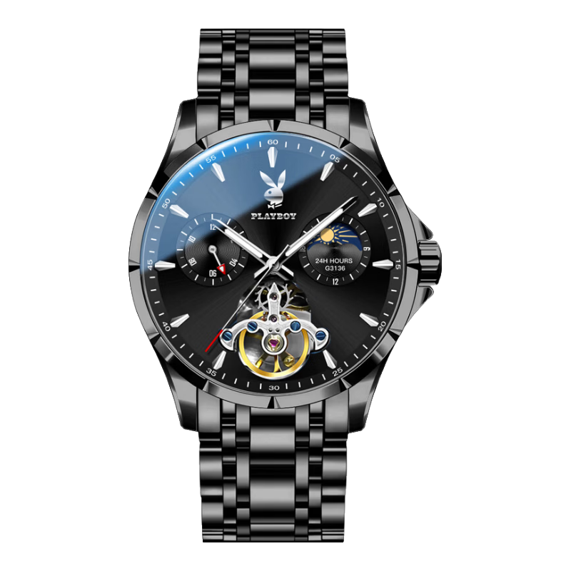 ���ڲ������������ӣ�PLAYBOY��Ʒ���ֱ��л�е��ȫ�Զ�ʱ�г����ο���ʿ�ֱ��ӷ��ֶ๦���б� ȫ�ڸִ�/��д�ؿ�/���˷��� 684Ԫ