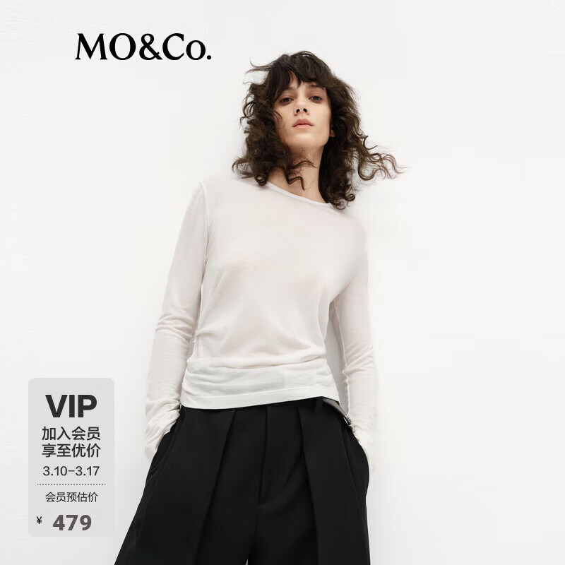 MO&Co.����T������˿����ë��������������װ�MBE1TEEK11 ����ɫ S /160 555Ԫ