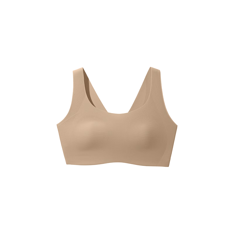 ubras新款无尺码小奶皮纸片人显瘦显薄匀称无痕隐形背心文胸女母亲节
