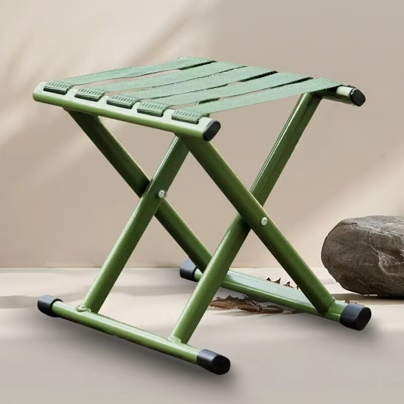 沐含玥马扎折叠凳便携小马扎凳精工军训折叠椅加厚靠背椅火车户外钓鱼椅