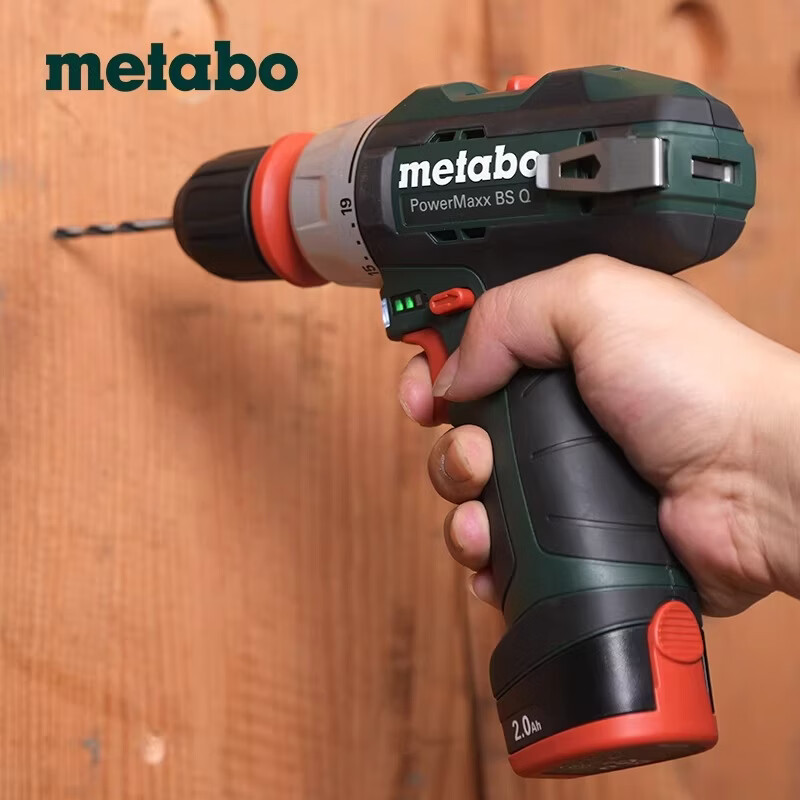 麦太保（Metabao）手电钻12V锂电家用多功能电动螺丝刀充电钻快换起子机BS Q BS Q【12V 2.0 双电标配】