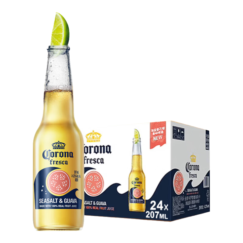 ���ڲ����������ȣ�CORONA��11.5��P���η�ʯ��ơ��ÿƿ207ml�������������ˬ��ơ��ζ 207mL 24ƿ ����װ 113.9Ԫ