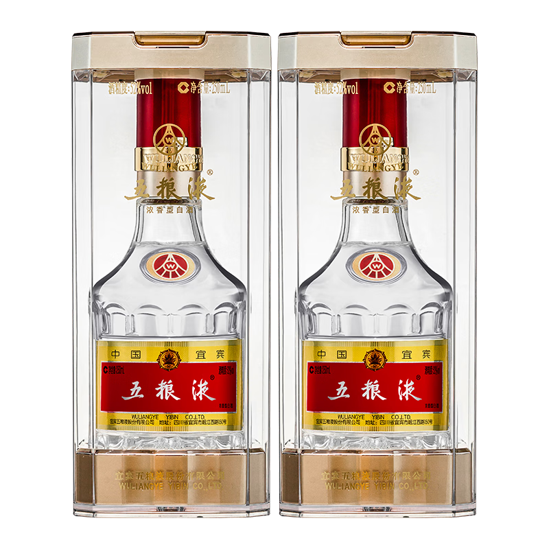 Wuliangye/����Һ ����˴� 52�� Ũ���� 250ml 2ƿ 956Ԫ
