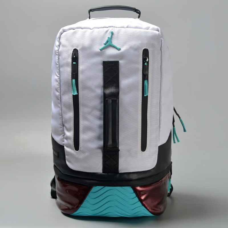 aj11康扣大魔王运动背包男女学生书包电脑包 aj11康扣绿 大号