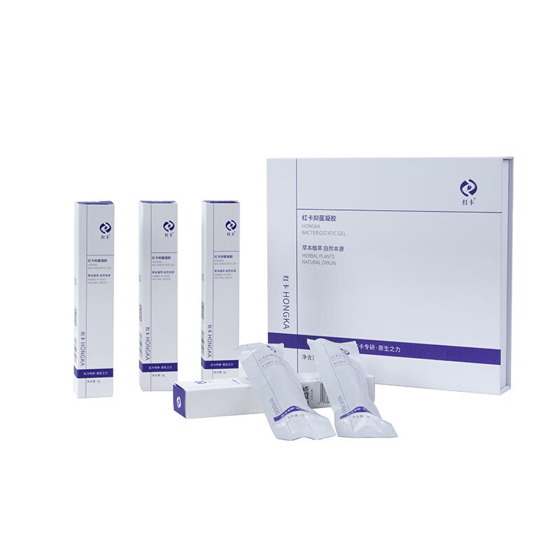 红卡女性私处抑菌凝胶平衡菌群温和防护私密日常护理凝胶3g*6支半周期 【男女同防装】2盒+2支男士凝胶