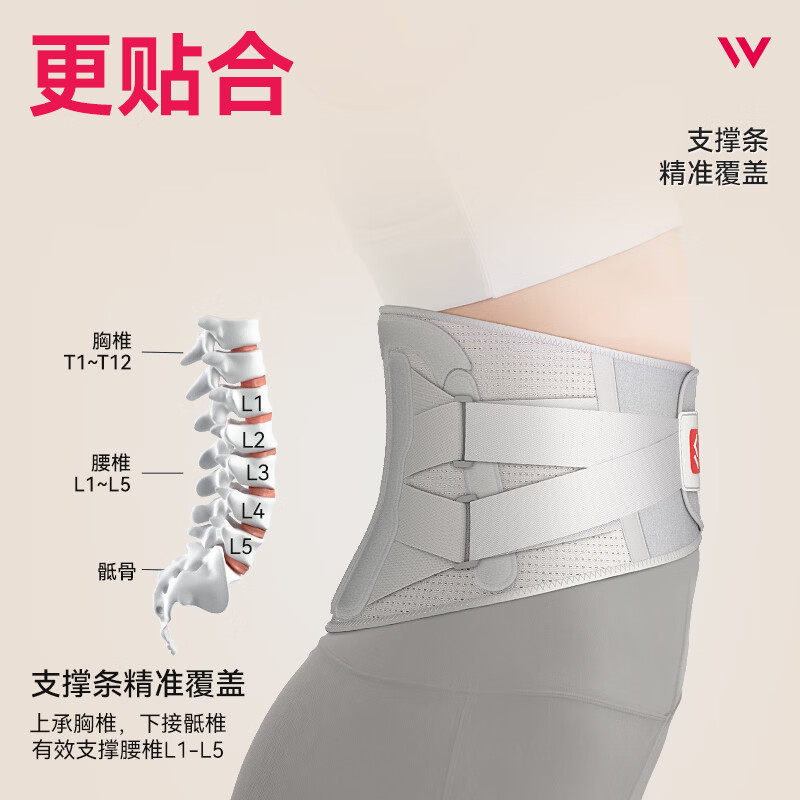 维德（WELLDAY）护腰带医用腰间盘突出腰肌劳损腰部矫形器突出护腰椎疼痛透气保暖 全新4代门型支撑护腰带 XL码