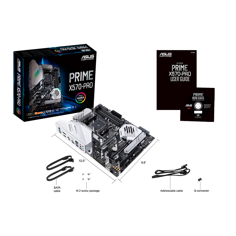 华硕（ASUS）PRIME X570-PRO主板支持  CPU 5700G/5800X/5900X(AMD X570/socket AM4)