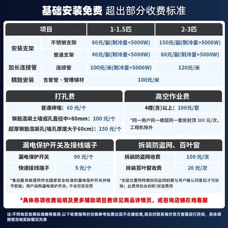 统帅(Leader)海尔智家出品 京东严选2匹空调挂机 超一级能效大风量 变频壁挂式KFR-48GW/19MJD81TU1国家补贴
