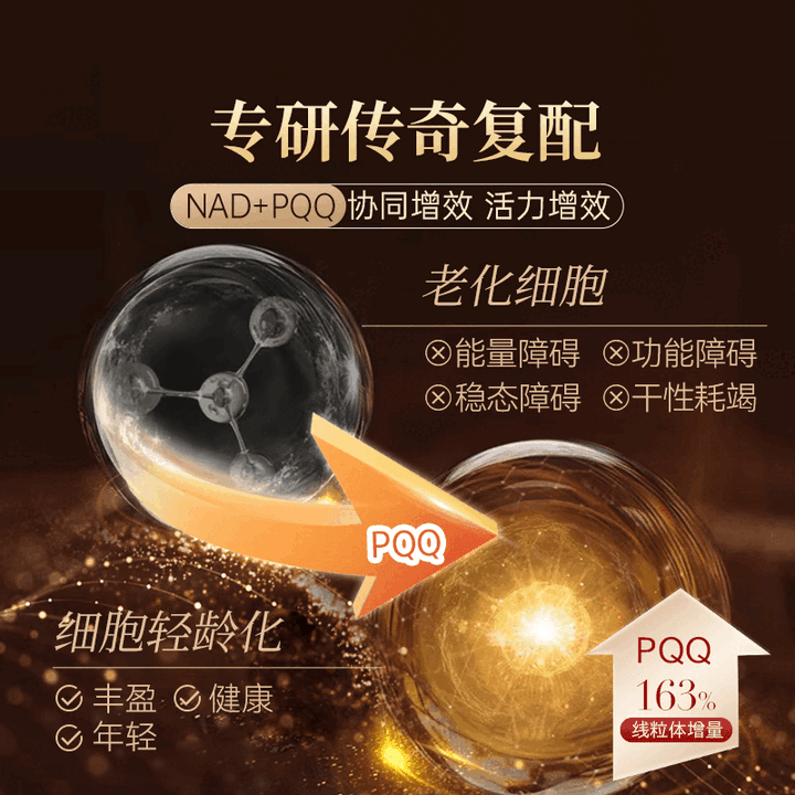 原知因臻维力NMN22560至臻pqq止衰剂NAD补充剂NMN激活强化线 一瓶装NMN2 周期装 60粒*3瓶
