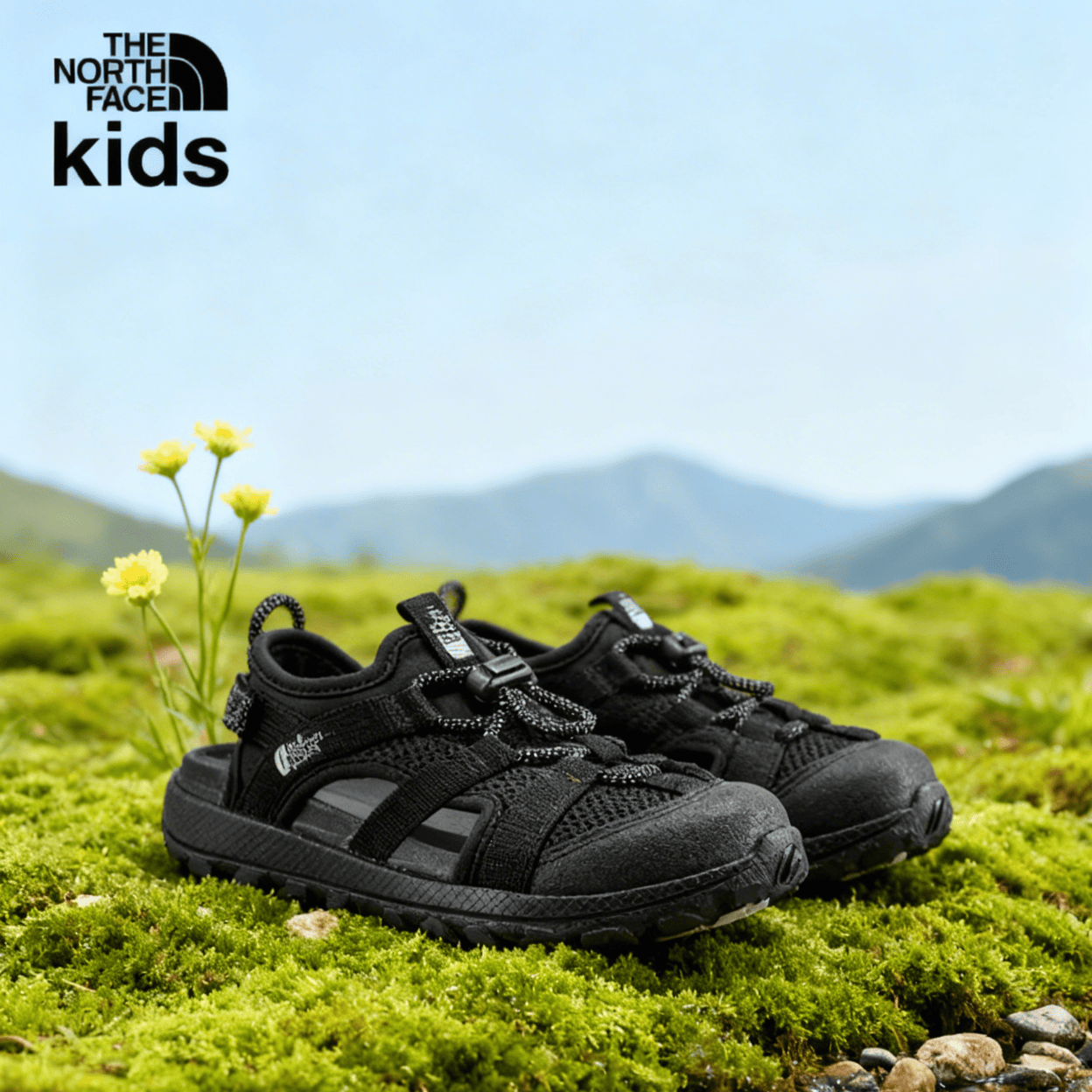 北面（The North Face）童鞋儿童溯溪鞋男女童凉鞋Explore Camp户外26年新款|8DAM KY4/宇宙黑 （尺码偏小，建议拍大一码） 40 鞋内长25cm